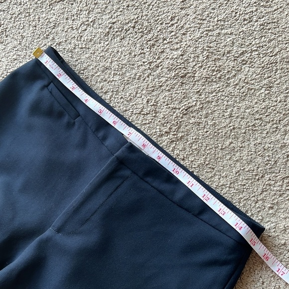 R Label The Reset Skinny Stretch Trouser Pants Navy - Picture 12 of 13